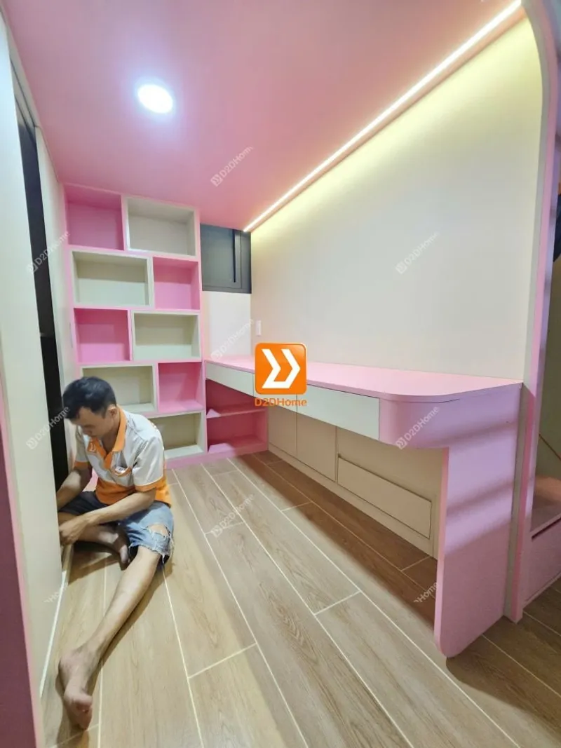Phòng ngủ giường tầng cho 2 bé trai và gái nhà chị Tiêu Tình - Ảnh 24