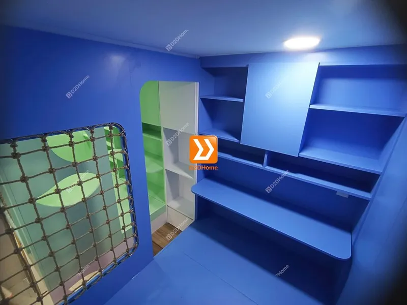 Phòng ngủ giường tầng cho 2 bé trai và 1 bé gái nhà anh Đông Quân - Ảnh 18