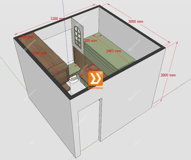 Phòng ngủ giường tầng cho 2 bé trai nhà anh Tiến Phạm - Ảnh 11