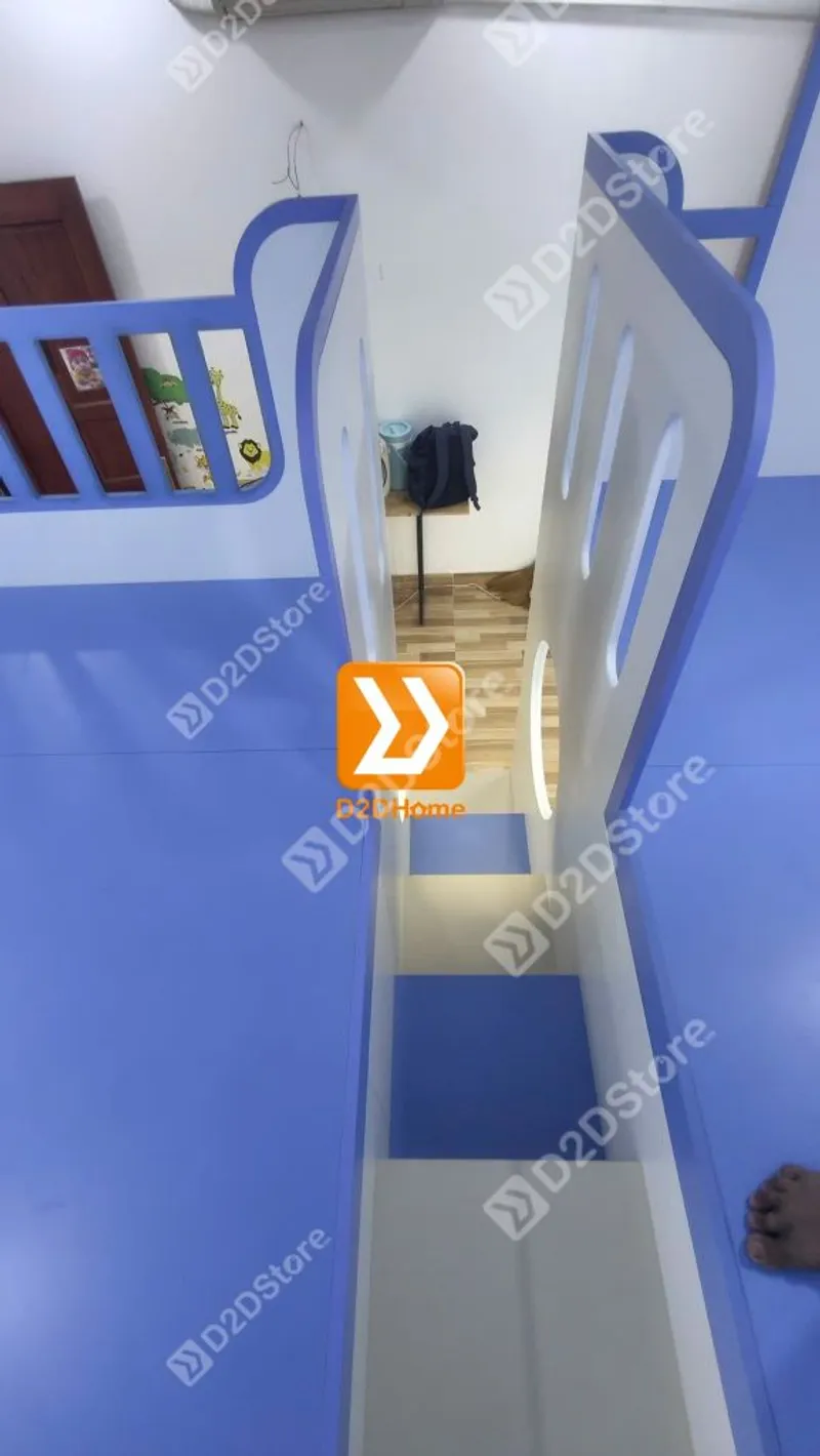 Phòng ngủ giường tầng cho bố mẹ và 2 bé trai nhà chị Linh Neo - Ảnh 11