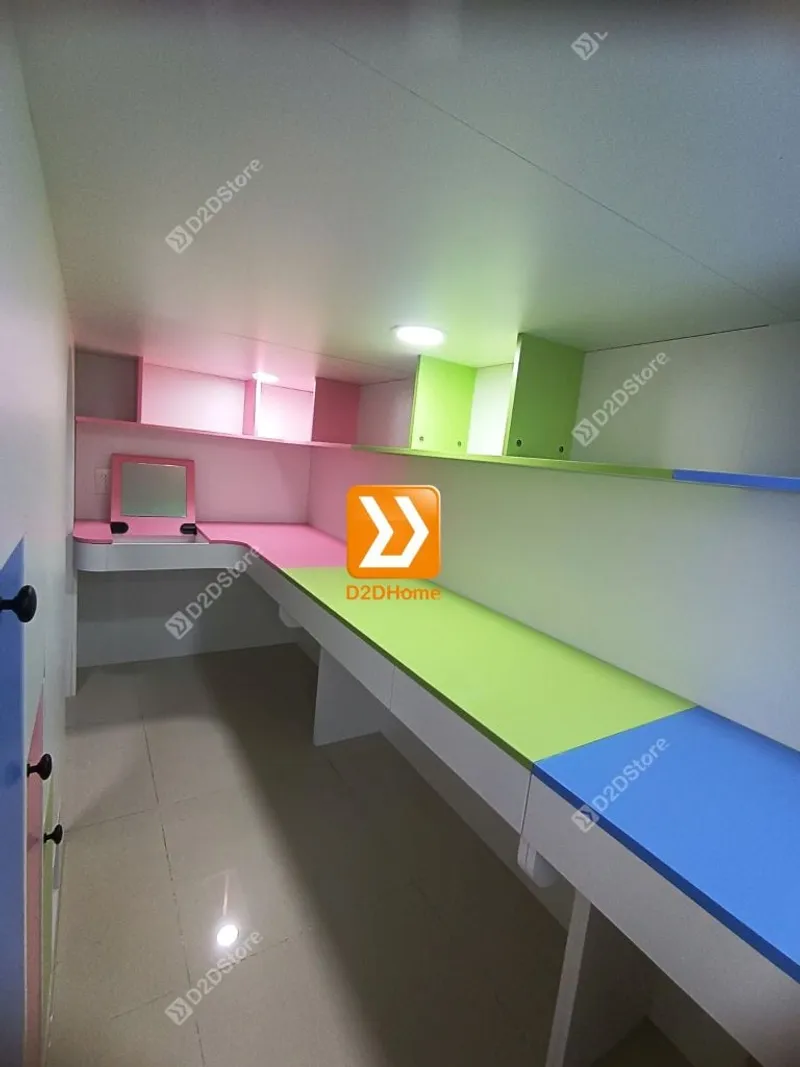 Phòng ngủ giường tầng cho 3 bé gái nhà anh Ngọc Chí - Ảnh 14