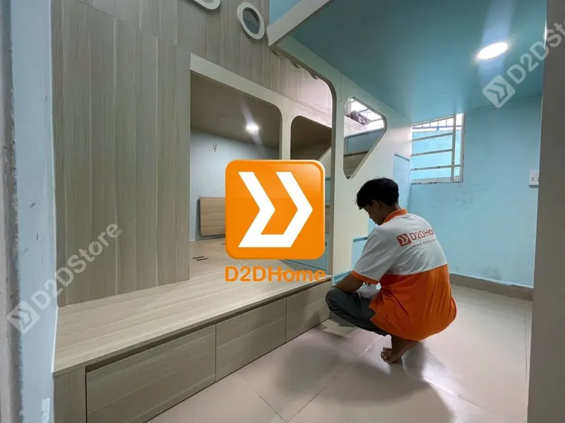Phòng ngủ giường tầng cho 3 bé trai nhà chị Ánh Tuyết - Ảnh 27