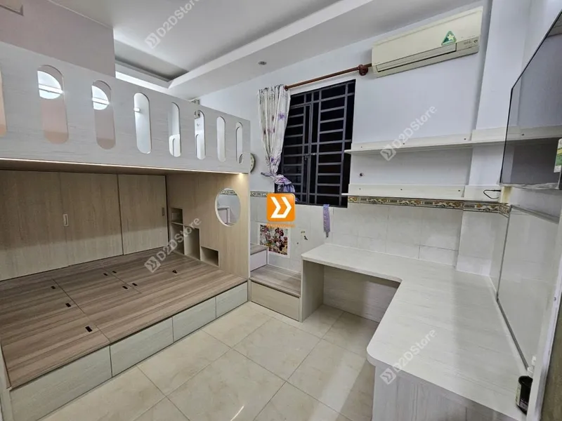 Phòng ngủ giường tầng cho bố mẹ và 1 bé trai 1 bé gái nhà chị Sammy Hua - Ảnh 13