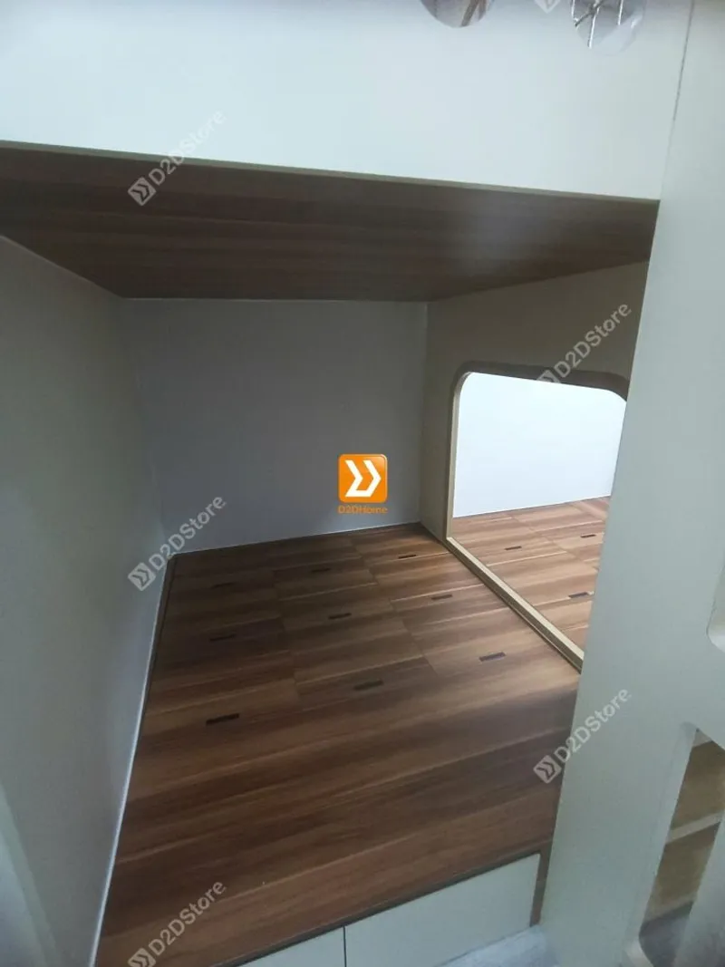 Phòng ngủ giường tầng cho bố mẹ và 2 bé trai nhà chị Lục Yến - Ảnh 8