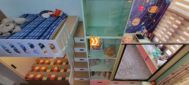 Phòng ngủ giường tầng cho 2 bé trai và 1 bé gái nhà chị Lan - Ảnh 17