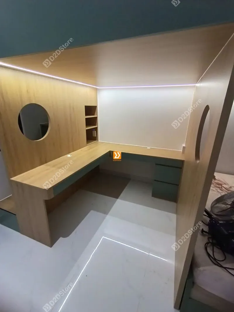 Phòng ngủ giường tầng cho 2 bé trai nhà chị Tuyền - Ảnh 8