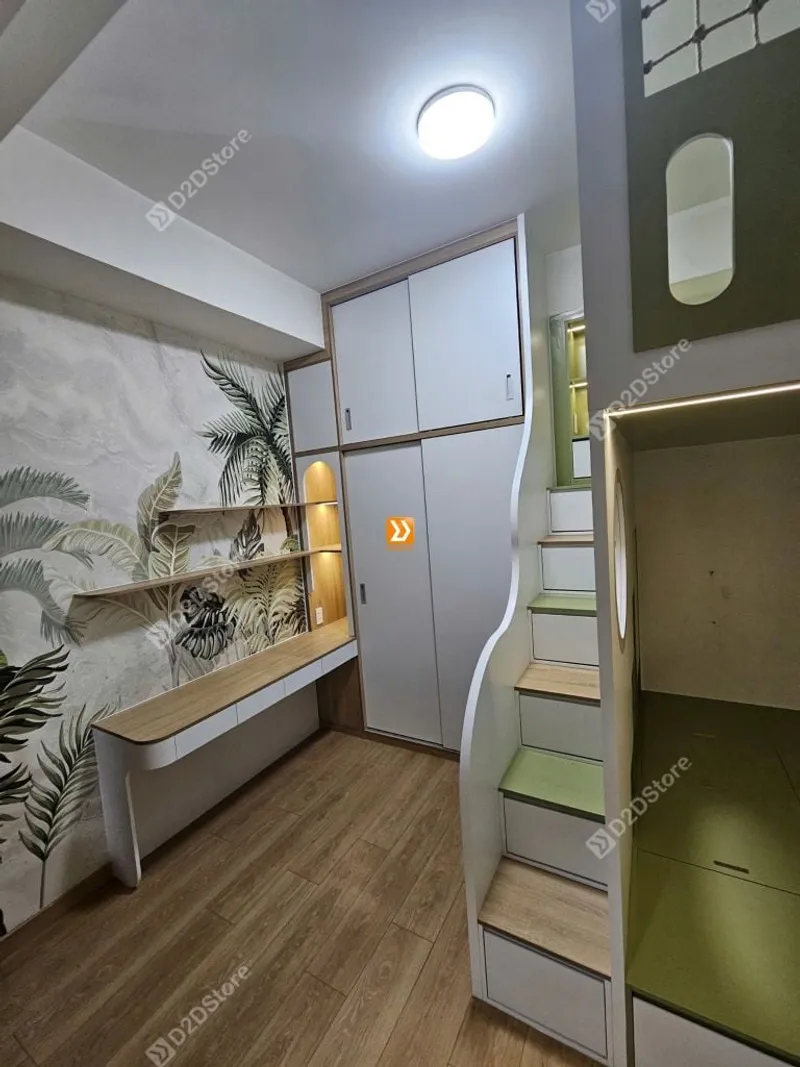 Phòng ngủ giường tầng cho 2 bé trai nhà anh Dũng - Ảnh 14