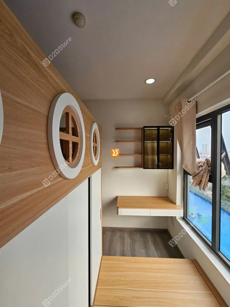 Phòng ngủ giường tầng cho 1 bé trai và 1 bé gái nhà anh Hà Trần - Ảnh 9