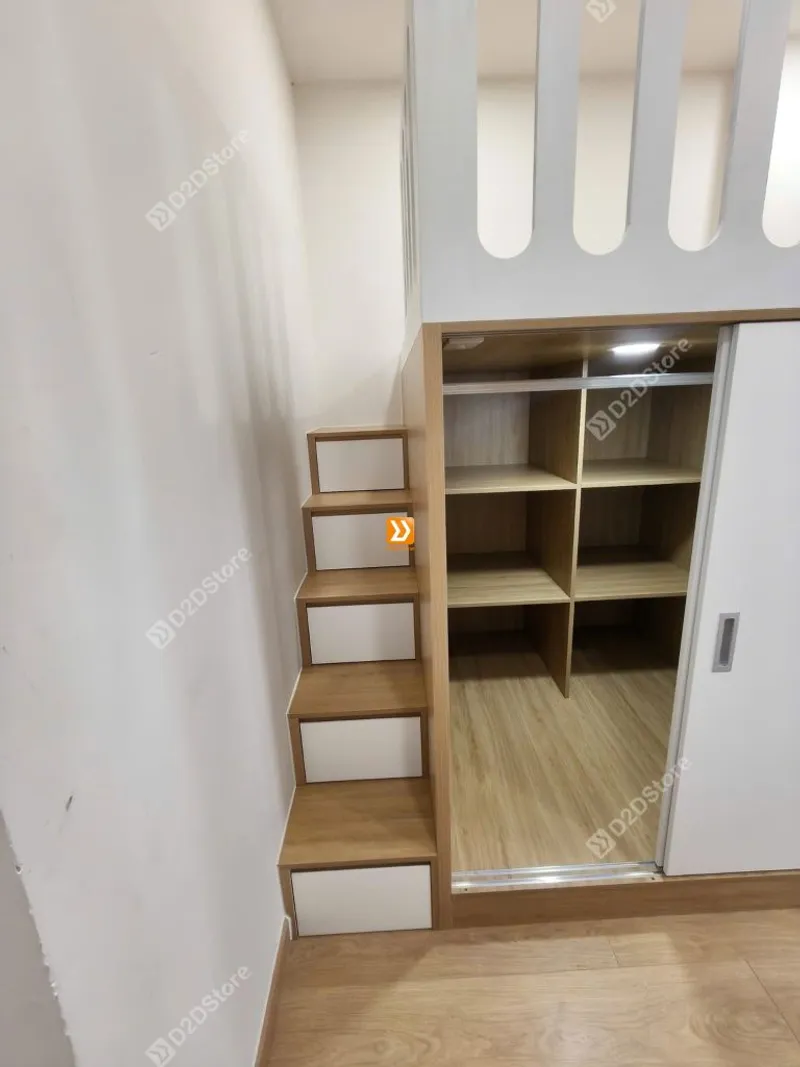 Phòng ngủ giường tầng cho 1 bé trai và 1 bé gái nhà anh Tuấn Anh - Ảnh 2