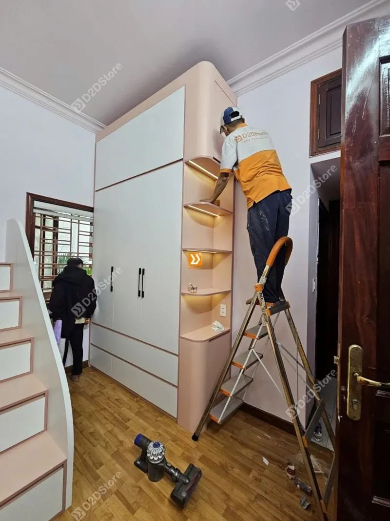 Phòng ngủ giường tầng cho 2 bé gái nhà anh Johny Nguyễn - Ảnh 1