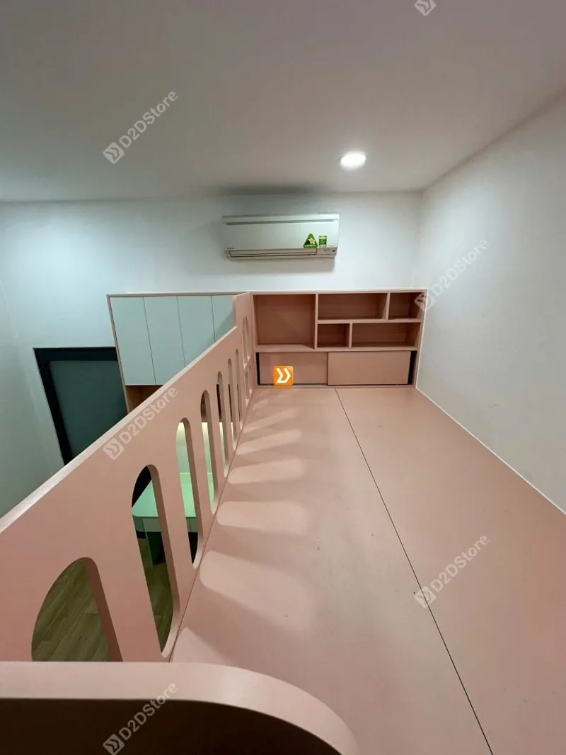 Phòng ngủ giường tầng cho 1 bé trai và 1 bé gái nhà chị Merry - Ảnh 9