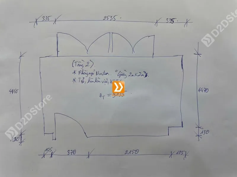 Phòng ngủ giường tầng cho 1 bé trai và 1 bé gái nhà chị Merry - Ảnh 13