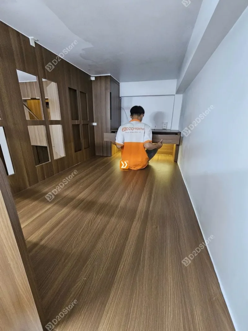 Phòng ngủ giường tầng cho bố mẹ và 1 bé trai nhà anh Nguyễn Nam - Ảnh 6
