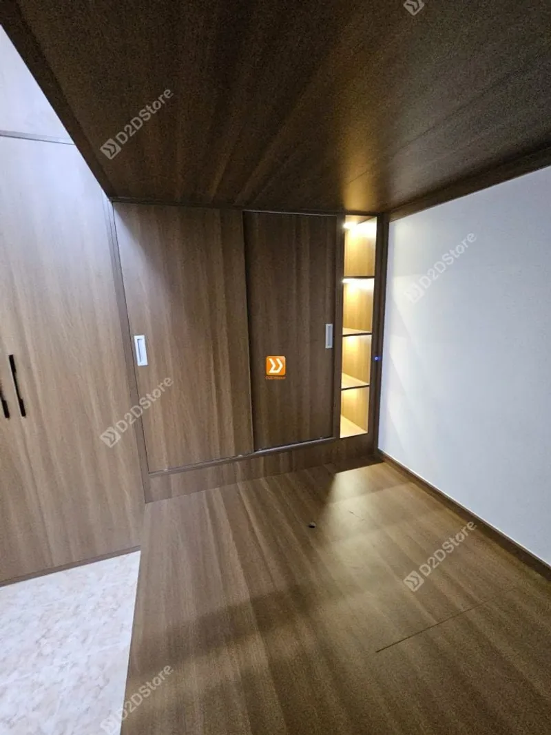 Phòng ngủ giường tầng cho bố mẹ và 1 bé trai nhà anh Nguyễn Nam - Ảnh 9
