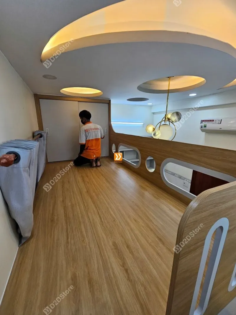 Phòng ngủ giường tầng cho 2 bé trai nhà anh Nguyên Trần - Ảnh 6