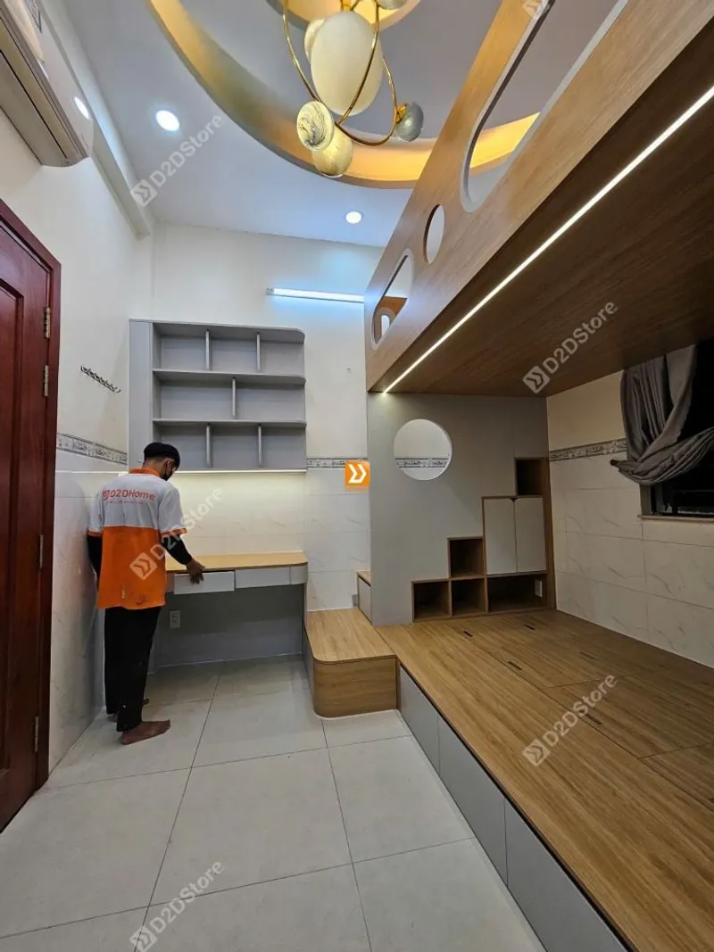 Phòng ngủ giường tầng cho 2 bé trai nhà anh Nguyên Trần - Ảnh 7