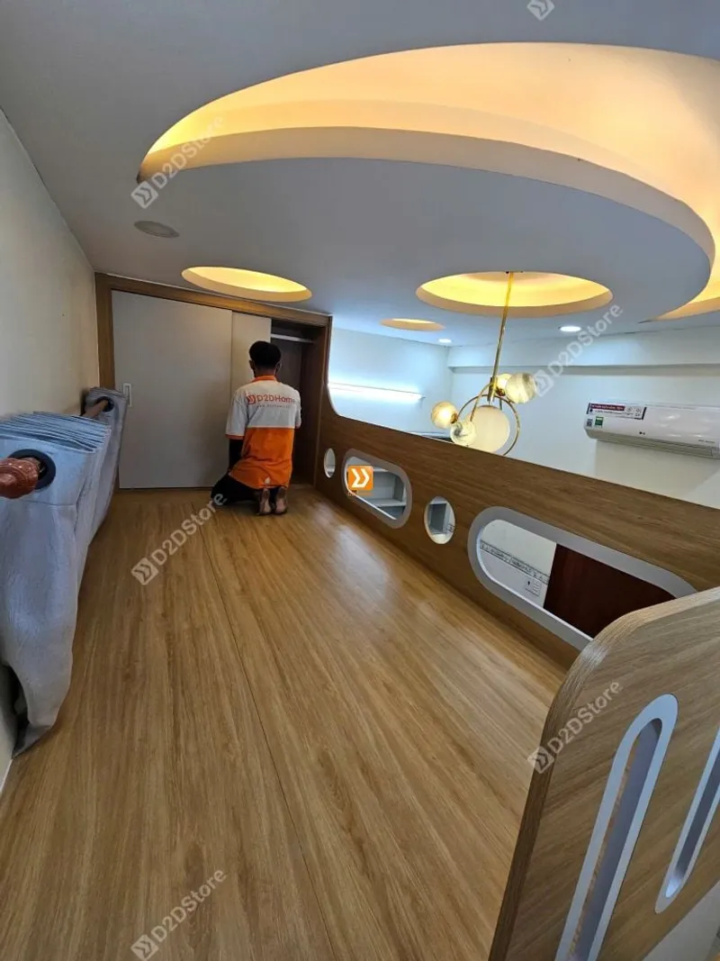 Phòng ngủ giường tầng cho 2 bé trai nhà anh Nguyên Trần - Ảnh 9