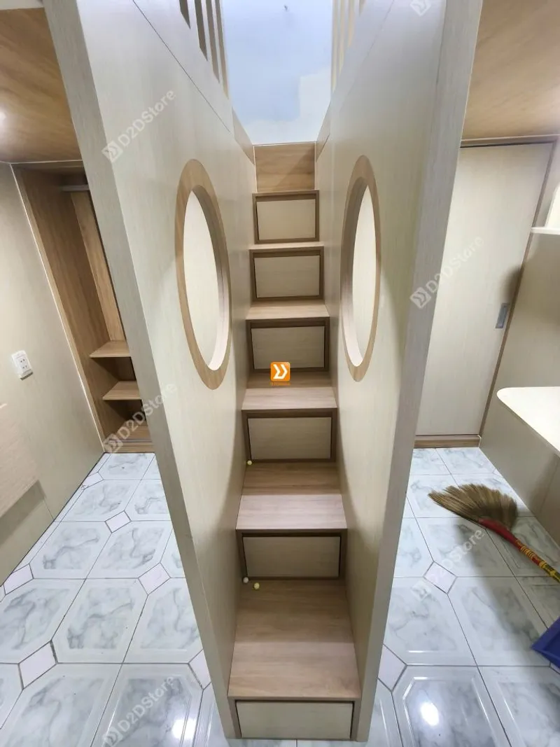 Phòng ngủ giường tầng cho 2 bé gái nhà chị Quyên Trần - Ảnh 8
