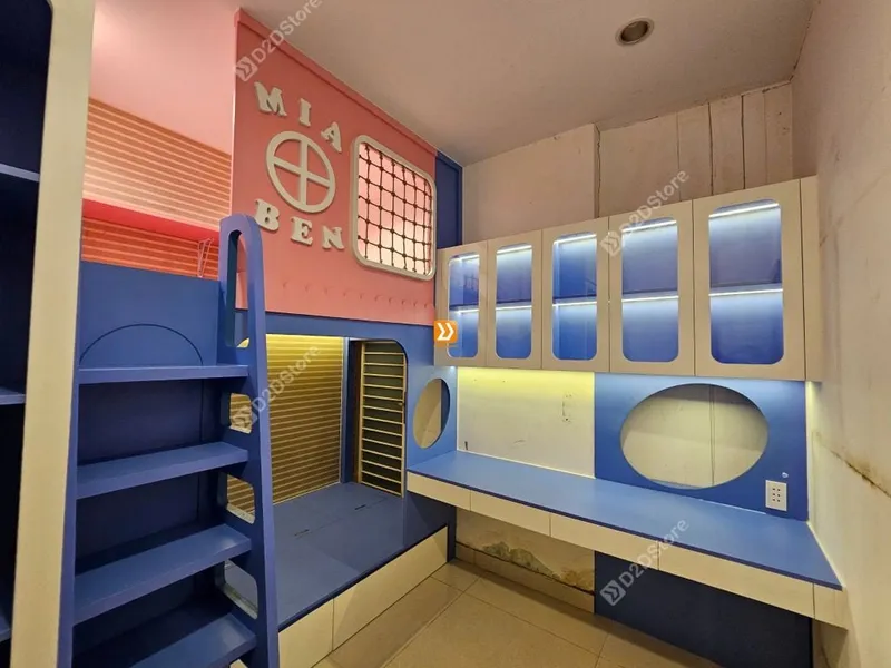 Phòng ngủ giường tầng cho 1 bé trai và 1 bé gái nhà chị Thu Phong - Ảnh 1
