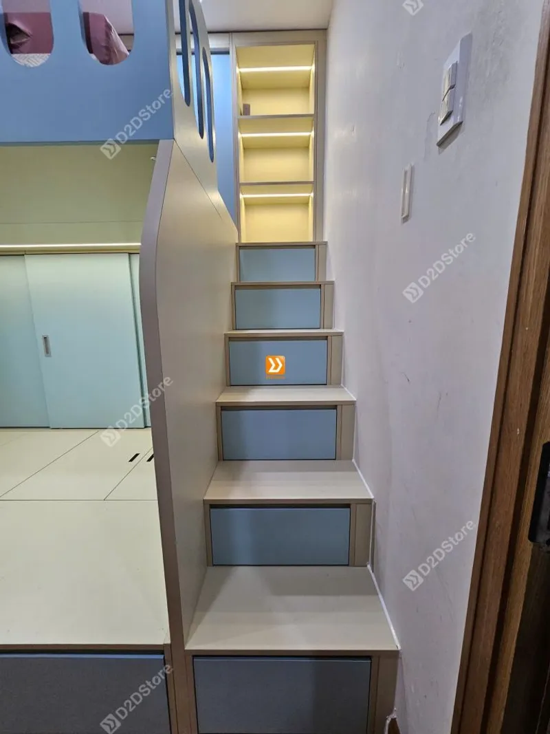 Phòng ngủ giường tầng 3 bé trai nhà chị Hồng Thủy - Ảnh 6