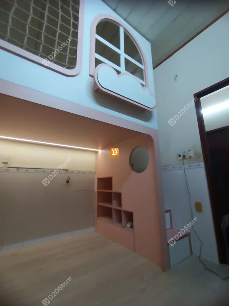 Phòng ngủ giường tầng cho 1 bé gái nhà chị Tâm Tâm - Ảnh 2