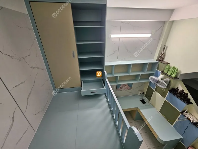 Phòng ngủ giường tầng cho 1 bé trai và 1 bé gái nhà chị Khuê Tú - Ảnh 9