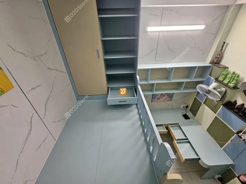 Phòng ngủ giường tầng cho 1 bé trai và 1 bé gái nhà chị Khuê Tú - Ảnh 10