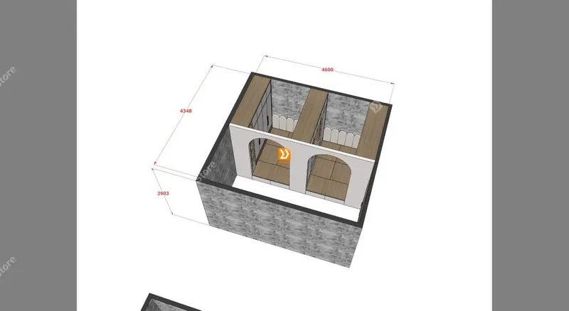 Hệ giường tủ đối xứng cho 2 bé nhà chị Đào - Ảnh 5