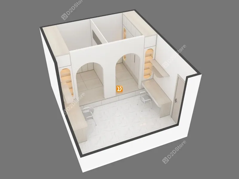 Hệ giường tủ đối xứng cho 2 bé nhà chị Cỏ Dại - Ảnh 3