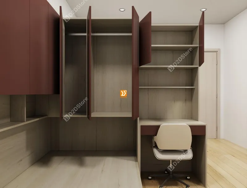 Hệ giường tủ đối xứng cho 2 bé nhà anh Duy Võ - Ảnh 7