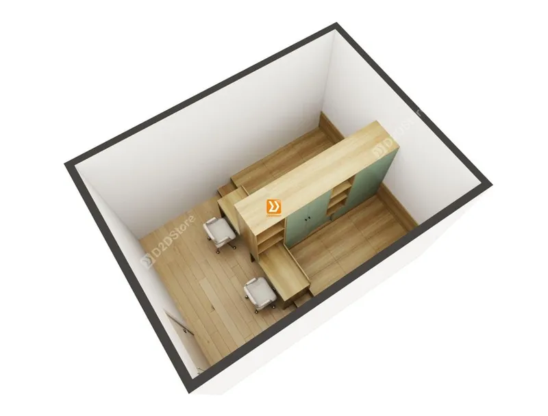 Hệ giường tủ đối xứng cho 2 bé nhà Chị Sunny - Ảnh 5