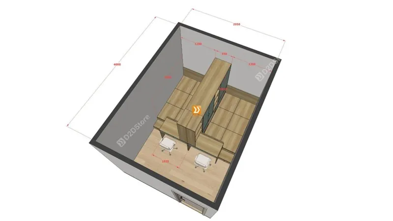 Hệ giường tủ đối xứng cho 2 bé nhà Chị Sunny - Ảnh 6