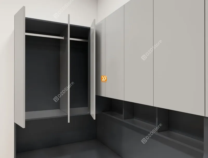 Hệ giường tủ đối xứng cho 2 bé nhà anh Lâm - Ảnh 2