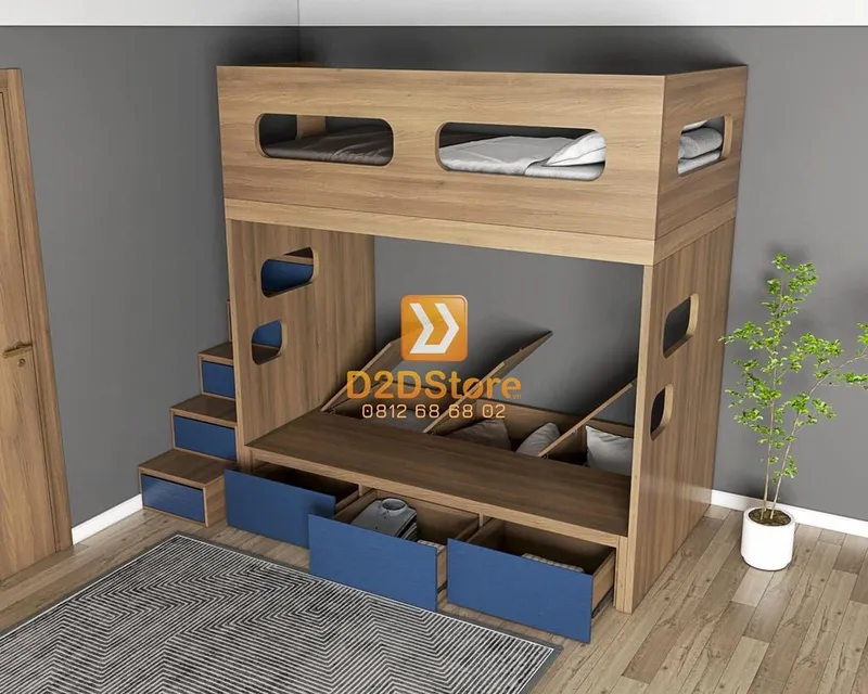 Hệ giường tầng tiêu chuẩn HGT.TC01 - Ảnh 3