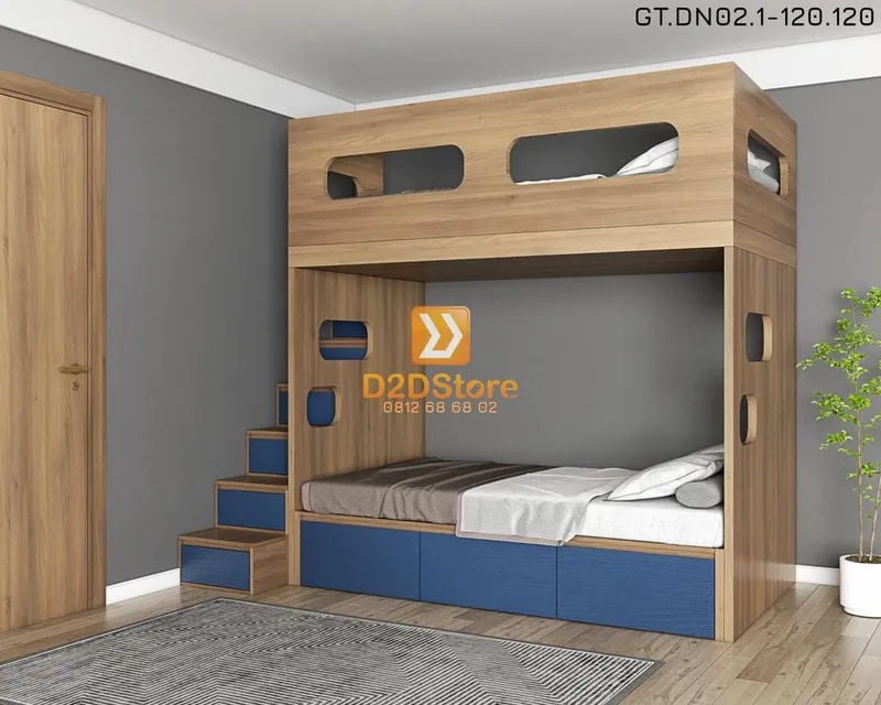 Hệ giường tầng tiêu chuẩn HGT.TC01 - Ảnh 4
