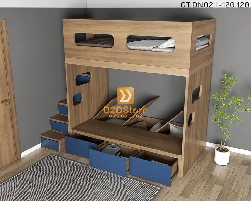 Hệ giường tầng tiêu chuẩn HGT.TC01 - Ảnh 5
