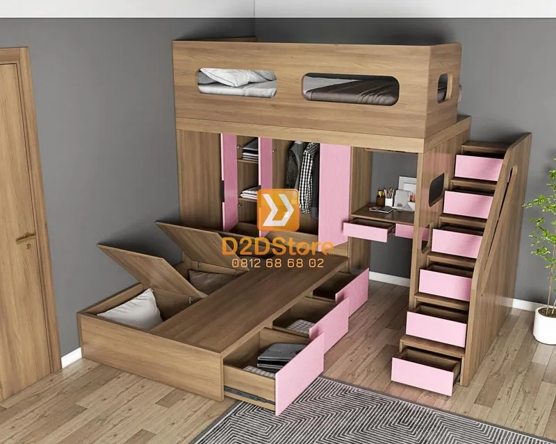 Hệ giường tầng tiêu chuẩn HGT.TC03 - Ảnh 7