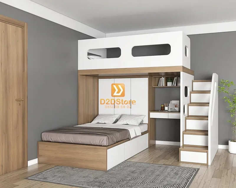 Hệ giường tầng tiêu chuẩn HGT.TC03 - Ảnh 3
