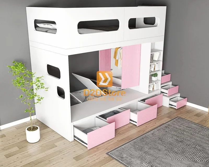 Hệ giường tầng tiêu chuẩn HGT.TC05 - Ảnh 3