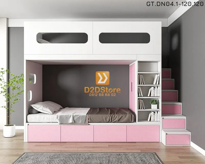 Hệ giường tầng tiêu chuẩn HGT.TC05 - Ảnh 5