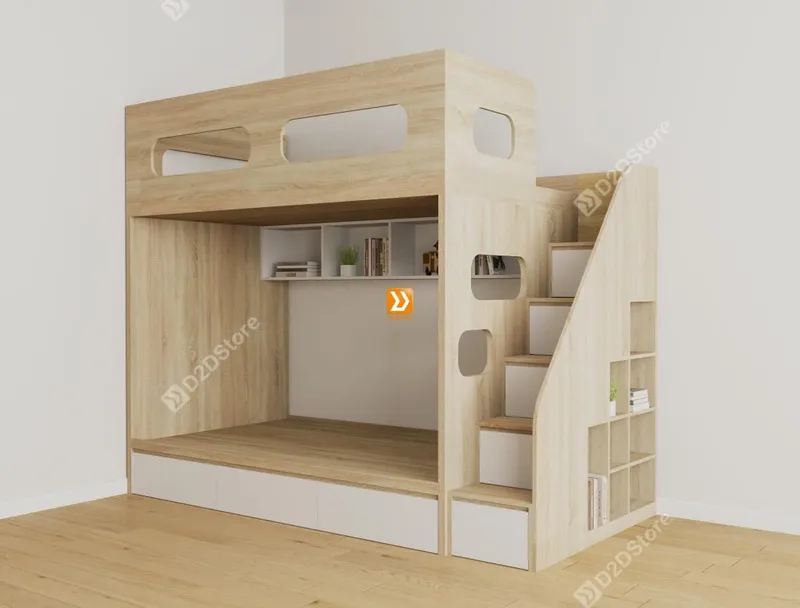 Hệ giường tầng tiêu chuẩn HGT.TC09 - Ảnh 1