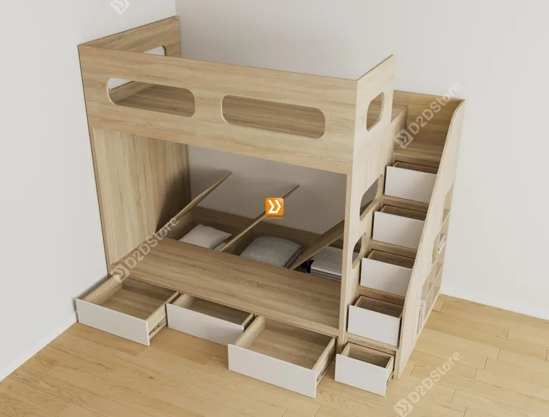 Hệ giường tầng tiêu chuẩn HGT.TC09 - Ảnh 2