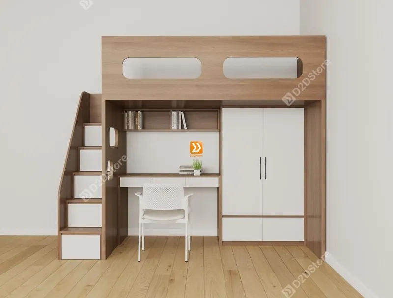 Hệ giường tầng tiêu chuẩn HGT.TC10 - Ảnh 1