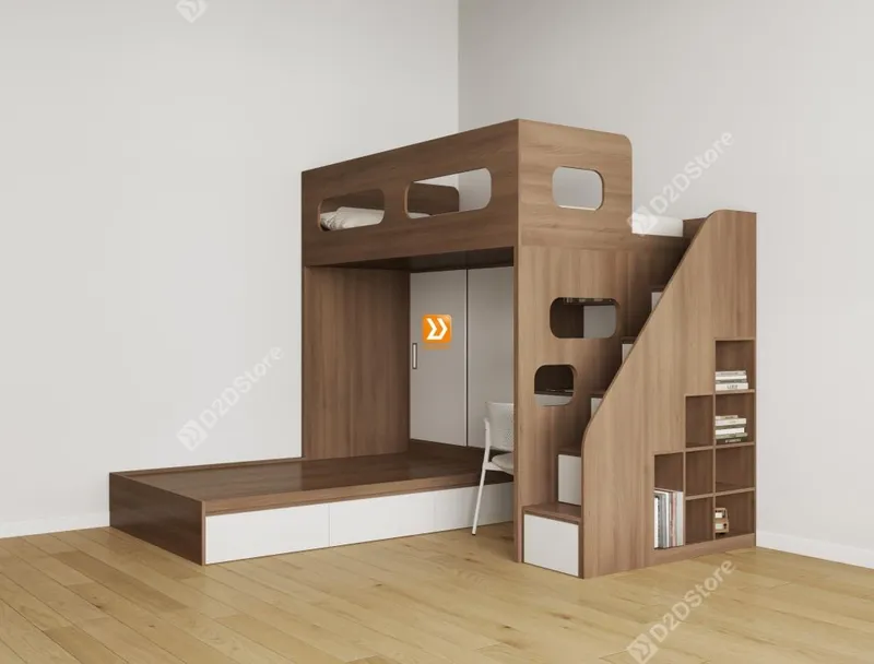 Hệ giường tầng tiêu chuẩn HGT.TC11 - Ảnh 3