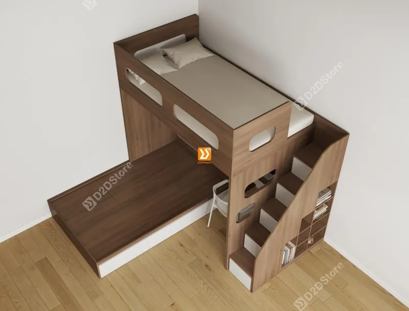 Hệ giường tầng tiêu chuẩn HGT.TC11 - Ảnh 4