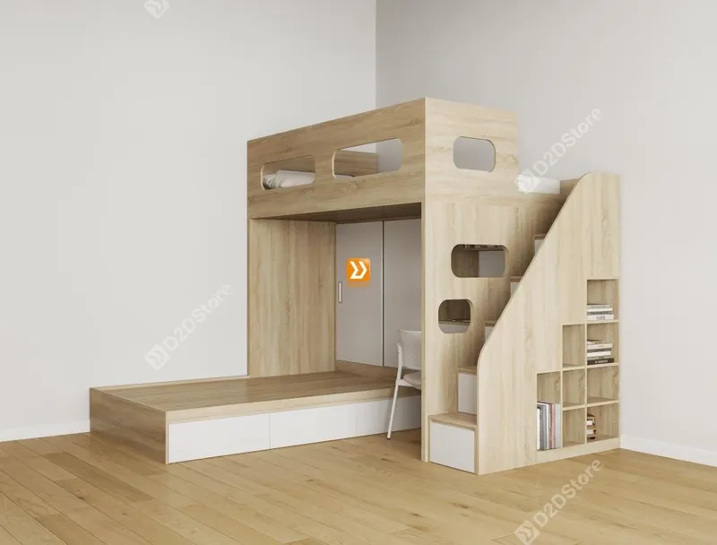 Hệ giường tầng tiêu chuẩn HGT.TC11 - Ảnh 5
