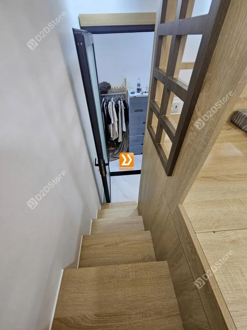Phòng ngủ giường tầng cho bố mẹ và 1 bé trai nhà anh Hữu Nguyên - Ảnh 18