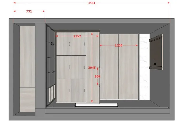 Phòng ngủ cho bé với hệ giường tủ bàn kết hợp nhà chị Jia Fong - Ảnh 3