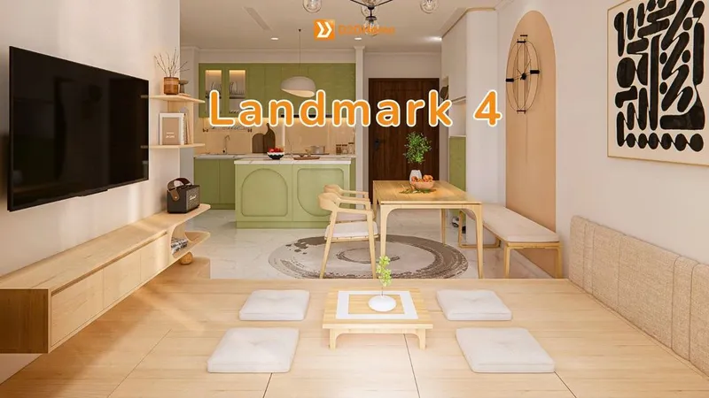 Landmark 4  căn hộ 2 phòng ngủ nhà anh Thanh - Ảnh 1